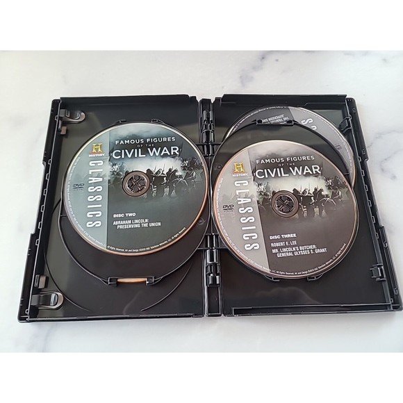 History Classics: Famous Figures of the Civil War (DVD, 2010, 5-Disc Set) - Picture 3 of 10